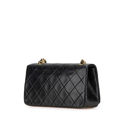 Chanel Mini CC Quilted Lambskin Full Flap Black