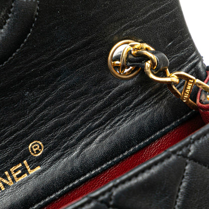 Chanel Mini CC Quilted Lambskin Full Flap Black