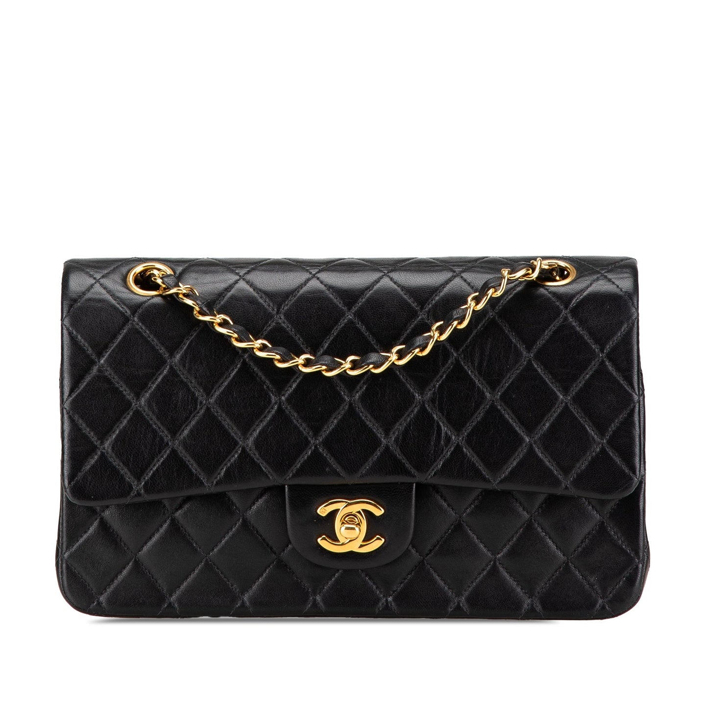 Chanel Medium Classic Lambskin Double Flap Black