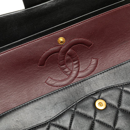 Chanel Medium Classic Lambskin Double Flap Black