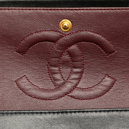 Chanel Medium Classic Lambskin Double Flap Black