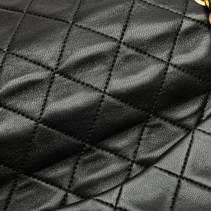 Chanel Medium Classic Lambskin Double Flap Black