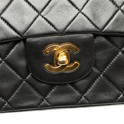 Chanel Medium Classic Lambskin Double Flap Black