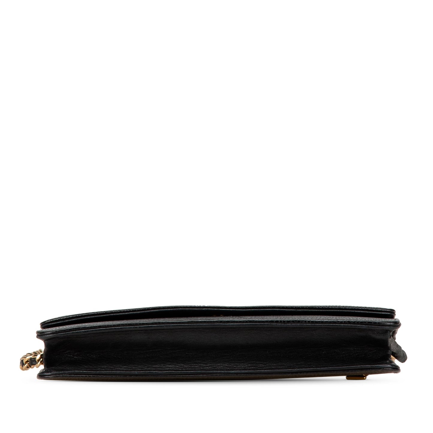 Chanel CC Caviar Wallet on Chain Black