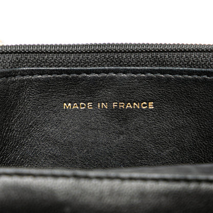 Chanel CC Caviar Wallet on Chain Black