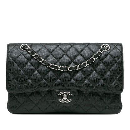 Chanel Medium Classic Caviar Double Flap Black