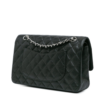 Chanel Medium Classic Caviar Double Flap Black