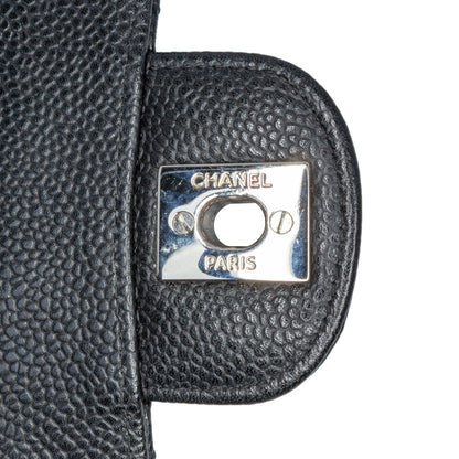 Chanel Medium Classic Caviar Double Flap Black