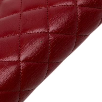 Chanel Classic Lambskin Wallet on Chain Red