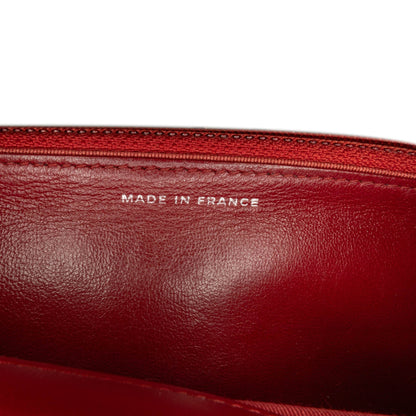 Chanel Classic Lambskin Wallet on Chain Red
