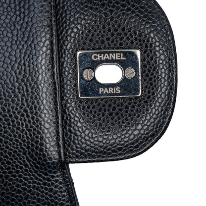 Chanel Jumbo Classic Caviar Double Flap Black