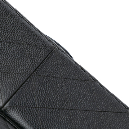 Chanel Jumbo Classic Caviar Double Flap Black