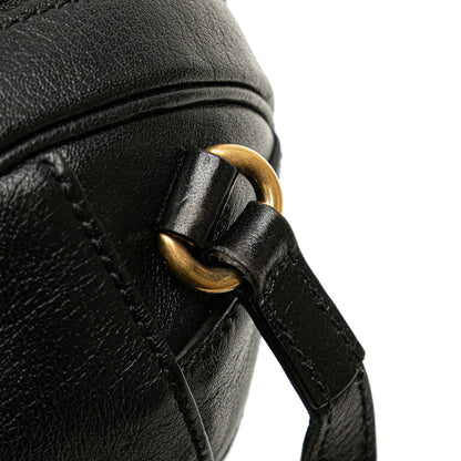 Gucci Mini Leather Water Buffalo Tifosa Basketball Bag Black