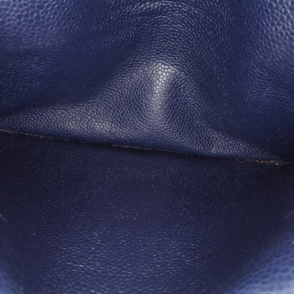 Chanel Medium Classic Caviar Double Flap Blue