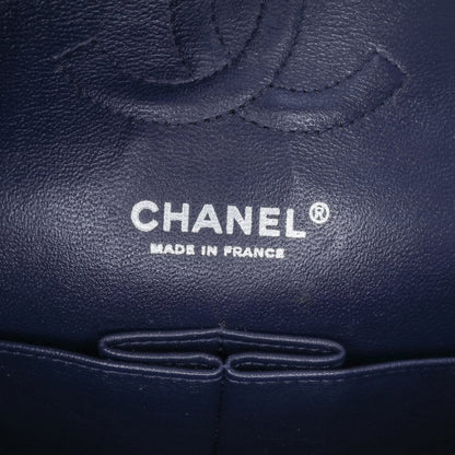 Chanel Medium Classic Caviar Double Flap Blue