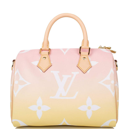Louis Vuitton Light Pink By The Pool Monogram Speedy Bandouliere 25