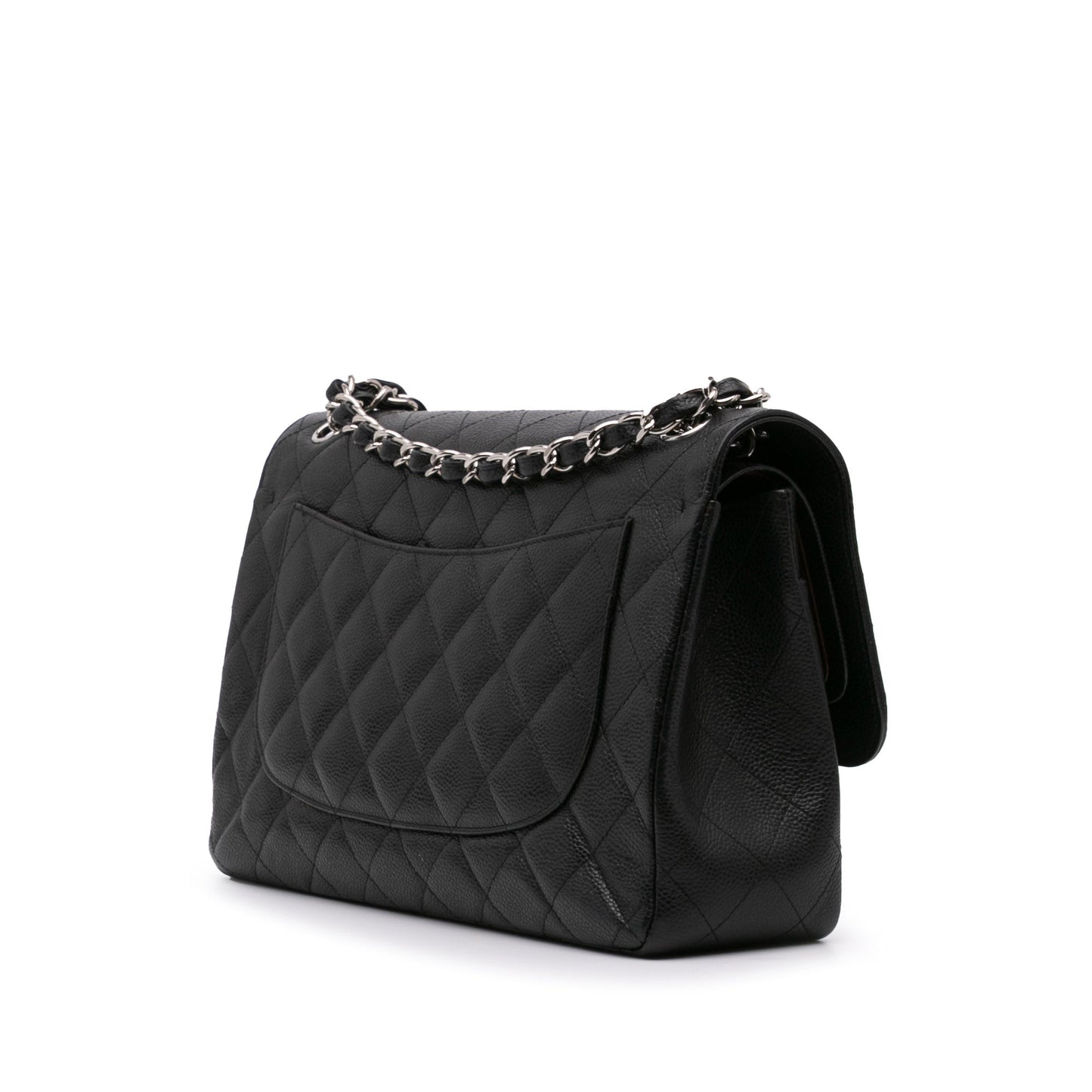 Chanel Jumbo Classic Caviar Double Flap Black