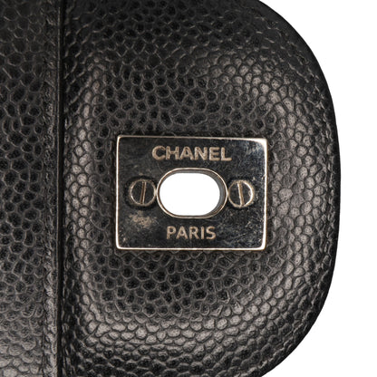 Chanel Jumbo Classic Caviar Double Flap Black