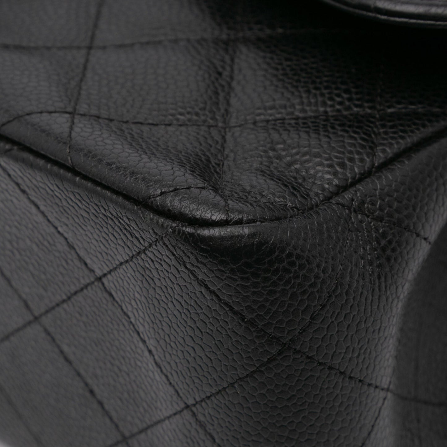 Chanel Jumbo Classic Caviar Double Flap Black