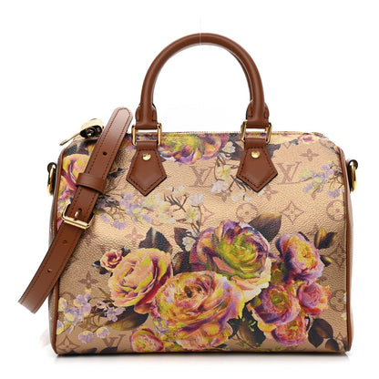 Louis Vuitton Speedy Bandouliere 25 Flower Garden Gold M21317