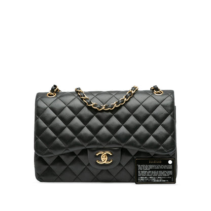 Chanel Jumbo Classic Lambskin Double Flap Black