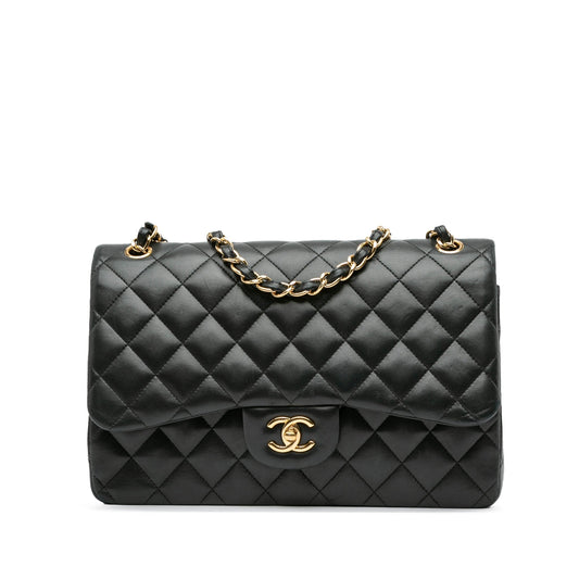 Chanel Jumbo Classic Lambskin Double Flap Black