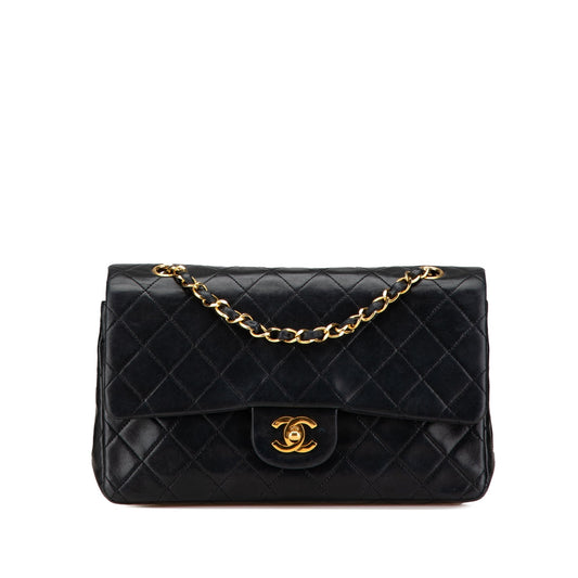 Chanel Medium Classic Lambskin Double Flap Black