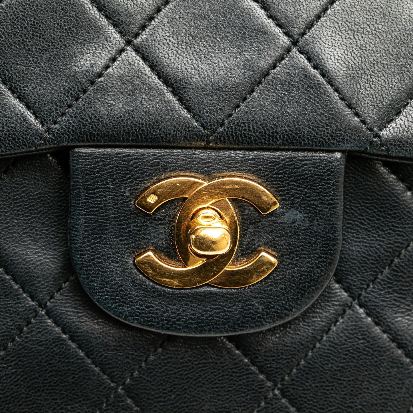 Chanel Medium Classic Lambskin Double Flap Black