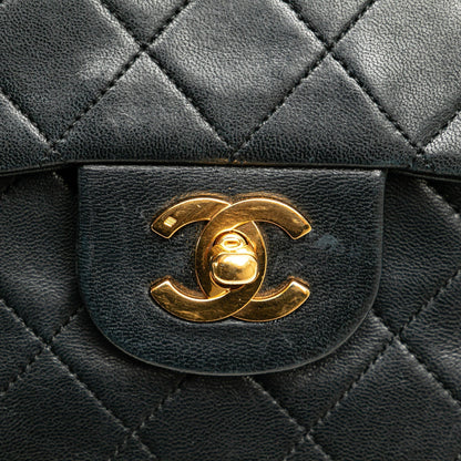 Chanel Medium Classic Lambskin Double Flap Black