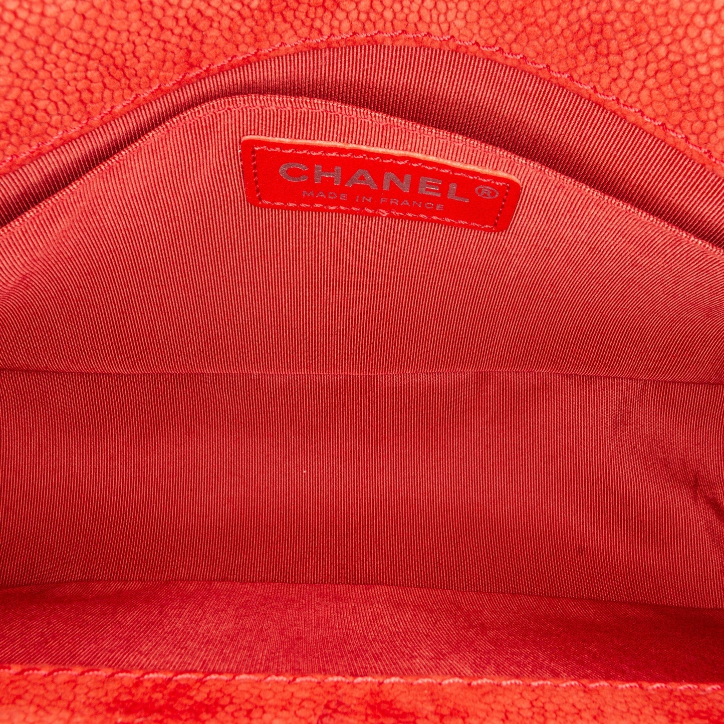 Chanel Medium Caviar Boy Flap Bag Red