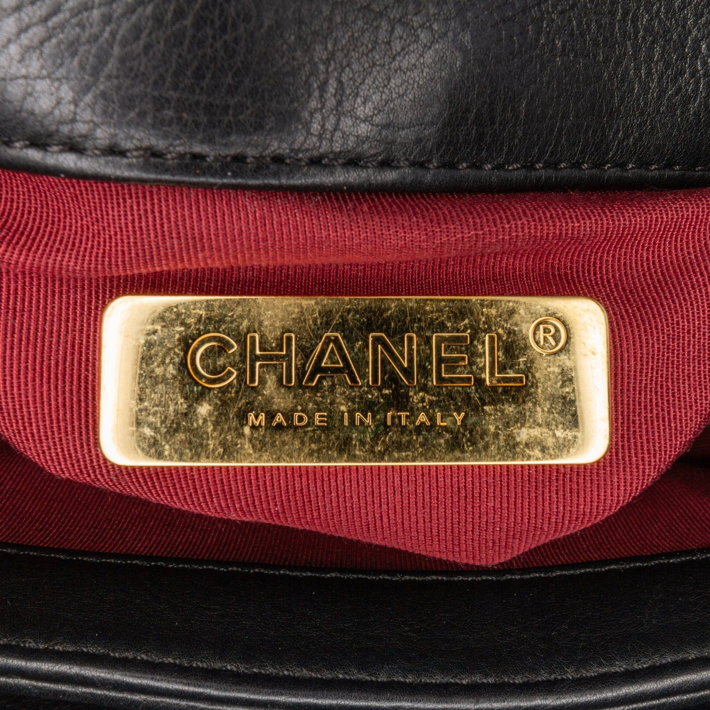 Chanel Mini Quilted Calfskin Pearl CC Accordion Flap Black