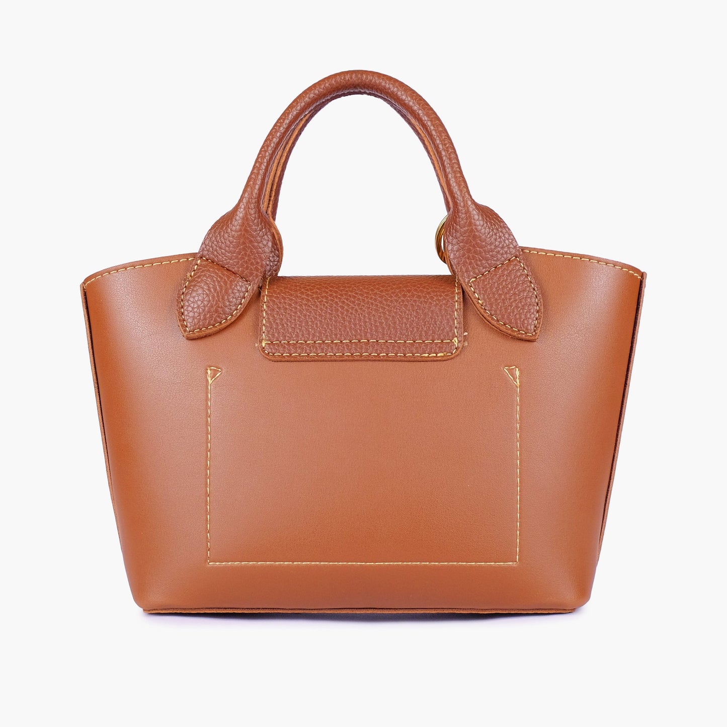 Horse brown mini tote bag
