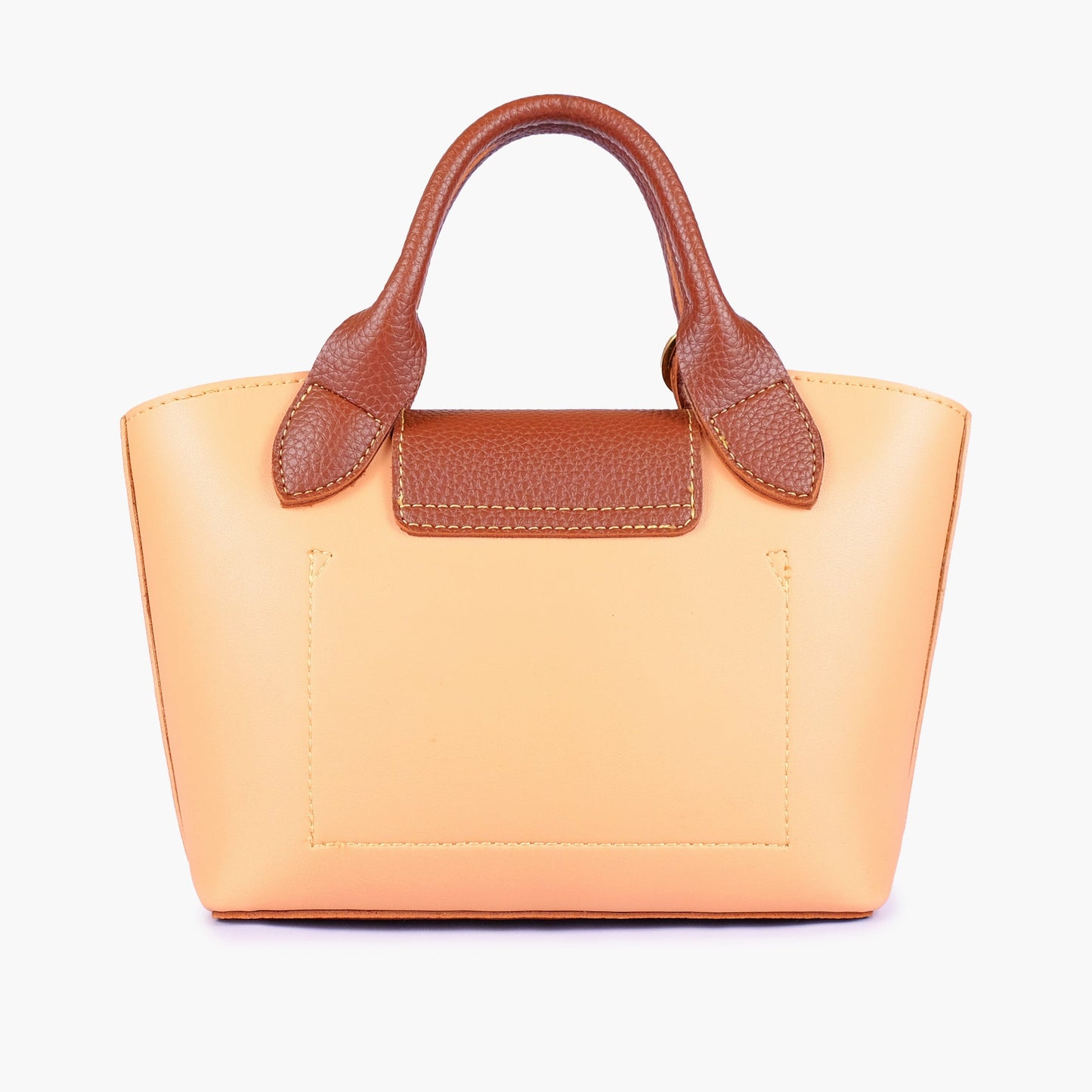 Peach mini tote bag