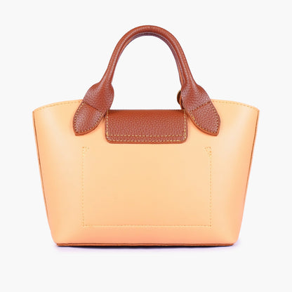 Peach mini tote bag