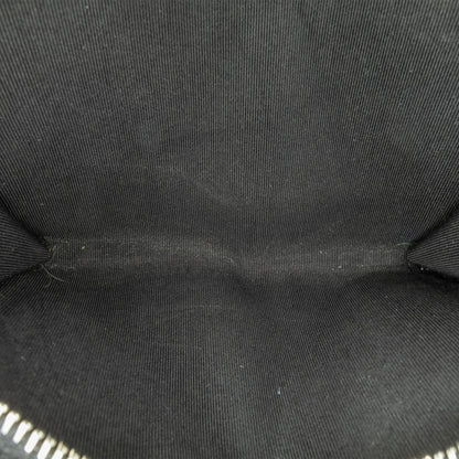 Chanel Bull Leather Studded Zip Wallet Black