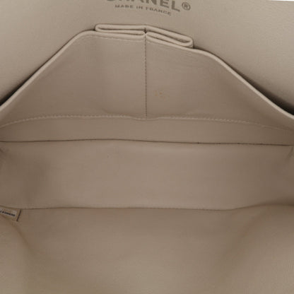 Chanel Medium Classic Chevron Lambskin Double Flap Brown
