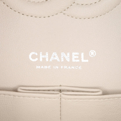 Chanel Medium Classic Chevron Lambskin Double Flap Brown
