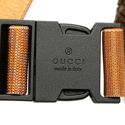 Gucci Corduroy Interlocking G Children's Star Belt Bag Brown