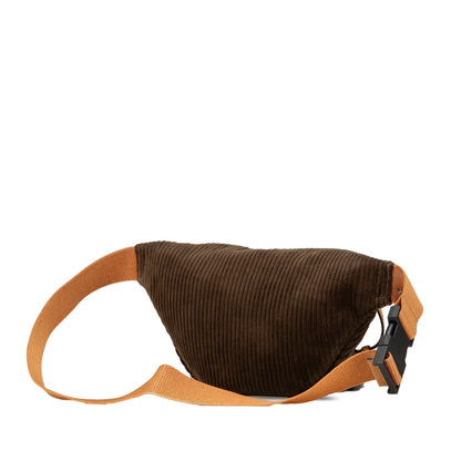 Gucci Corduroy Interlocking G Children's Star Belt Bag Brown