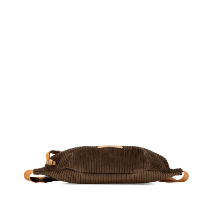 Gucci Corduroy Interlocking G Children's Star Belt Bag Brown
