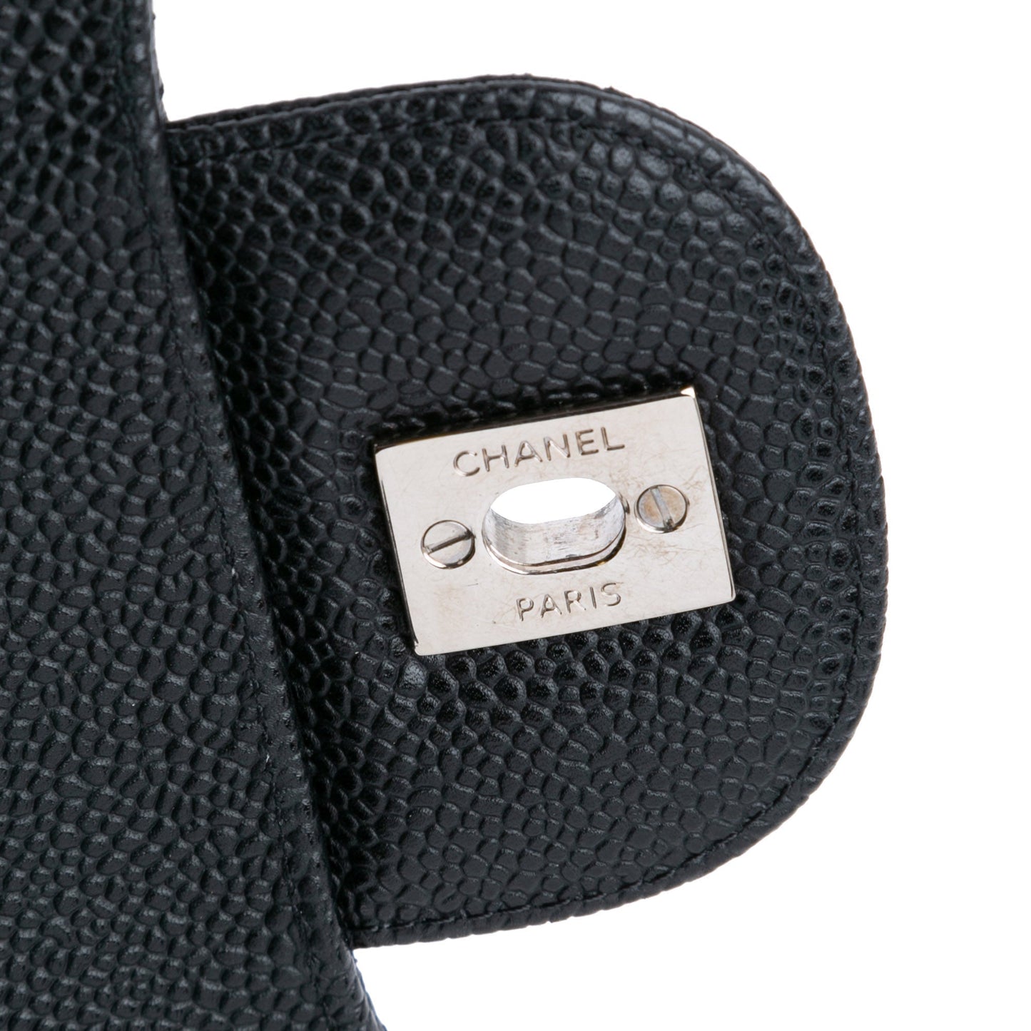 Chanel Jumbo Classic Caviar Double Flap Black