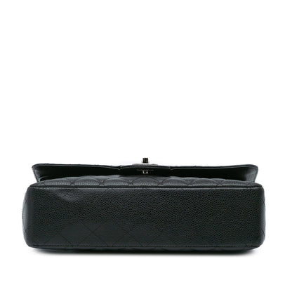 Chanel Medium Classic Caviar Double Flap Black