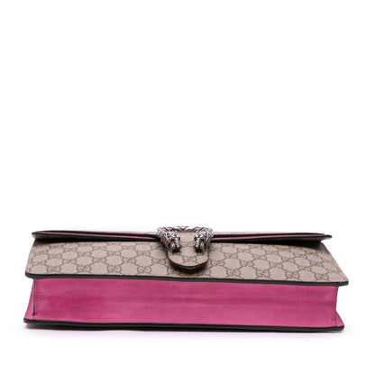 Gucci GG Supreme Dionysus Clutch Brown