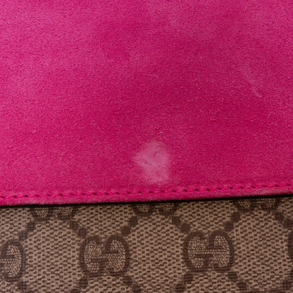 Gucci GG Supreme Dionysus Clutch Brown