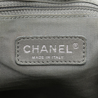 Chanel Paris-Byzance Tweed On Stitch Shoulder Bag Black