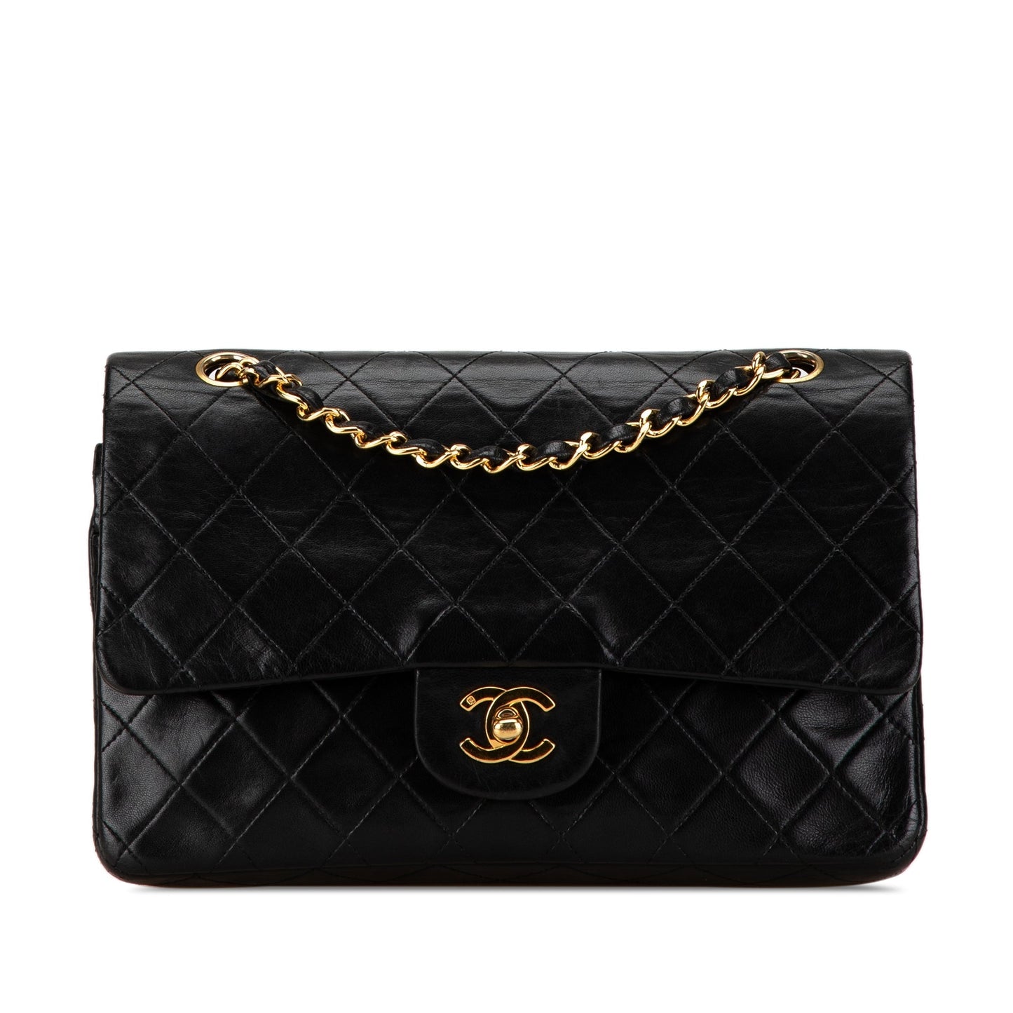 Chanel Medium Classic Lambskin Double Flap Black