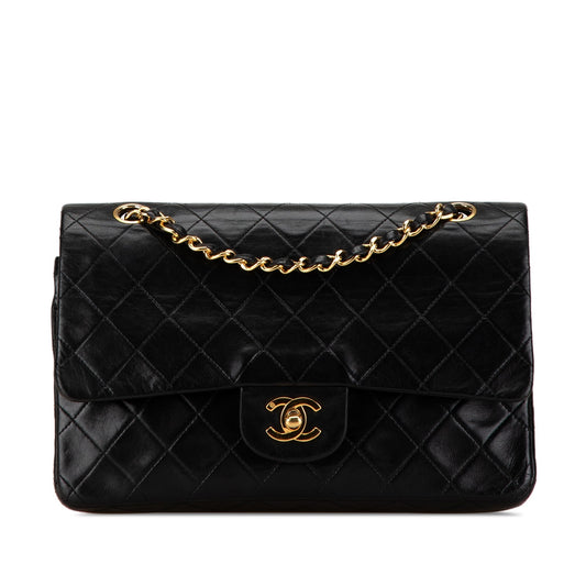 Chanel Medium Classic Lambskin Double Flap Black