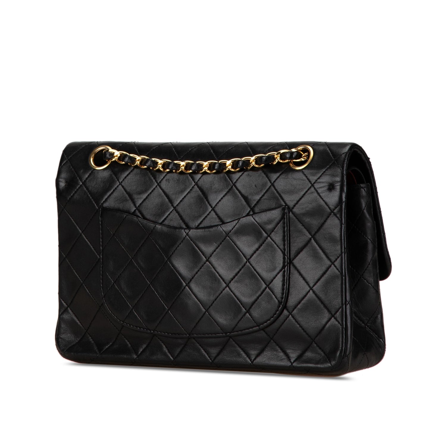 Chanel Medium Classic Lambskin Double Flap Black