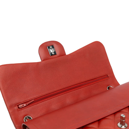 Chanel Jumbo Classic Caviar Double Flap Orange