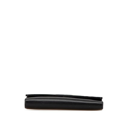 Chanel CC Calfskin Long Wallet Black